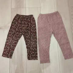 UNIQLOベビー　花柄レギンス2点セット