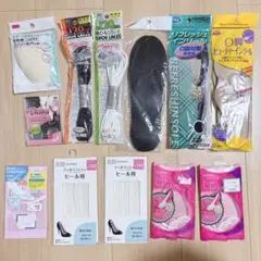 中敷き インソール Ｏ脚対策 靴紐 低反発パッド ジェルクッション粘着 靴擦れのサムネイル