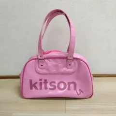 Kitson キットソン エナメル ボストンバッグ ピンクのサムネイル