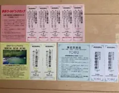 東武ワールドスクウェアスクエア園内お買物券付きご優待割引券5枚ね