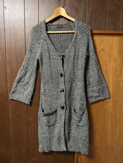 【美品】TOCCA 長袖ロングカーディガン ニット ウール