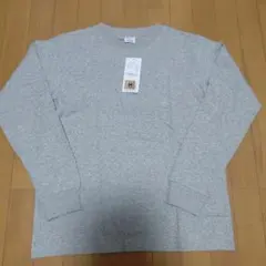 タグ付新品 Champion 長袖カットソー C8-Y401 グレー Mのサムネイル