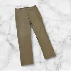 ユニクロ　ボトムスパンツ　フリー　カーキ