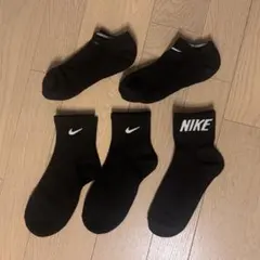 NIKE ソックス 5足セット ブラックのサムネイル