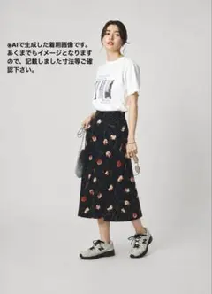 INGEBORG インゲボルグ 花柄スカートのサムネイル