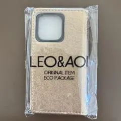 LEO&AOI 本革製 iPhone15pro用ケース ゴールド