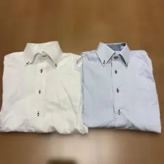 クリスチャンオラーニとトップバリュ　メンズ　長袖ワイシャツ　M ボタンダウン