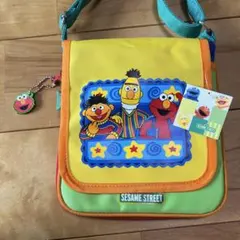 セサミストリート カラフル ショルダーバッグ エルモ
