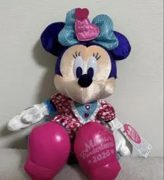 ディズニーランド　パルパルーザ　ミニー　ぬいぐるみ　新品