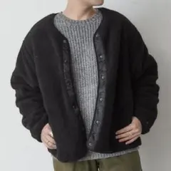 チャオパニックティピー ボアジャケット Mサイズ 黒