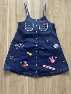 【MEZZO PIANO/メゾピアノ】美品　ジャンバースカート　子ども服