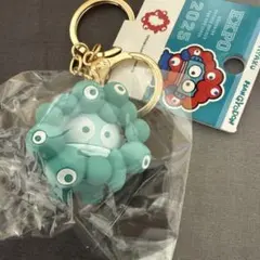 希少サンリオミャクミャク　推しカラー　ハンギョドン　キーホルダー