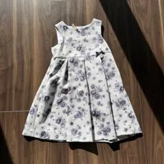 タルティエーヌエショコラ 花柄ノースリーブワンピース 120cm