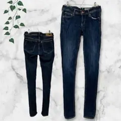 美脚❣️H&M【28×32】エイチアンドエム スーパースキニー 濃紺 ストレッチ