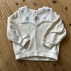 【値下げ中】バースデイ　コトリ　プーさん　襟付き　長袖シャツ　90cm