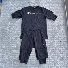 Champion ブラック ルームウェアセット Lサイズ