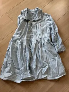 ラルフローレン ライトブルー ワンピース Sサイズ