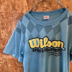 AE10394 Wilson 半袖Tシャツ ライトブルー キッズ 160 ポスのサムネイル