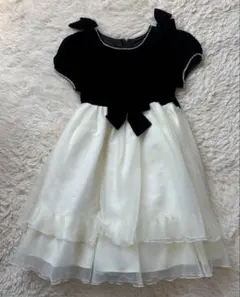 キャサリンコテージ 発表会 ドレス 黒と白 130