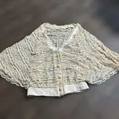 M.deux レース 半袖カーディガンのサムネイル