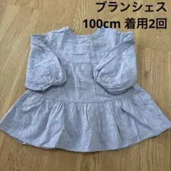 ブランシェス 100cm 8分丈 ブラウス 女の子 トップス