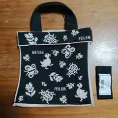 FEILER × KNT365 トートバッグ ブラック FEILER × KNT365 トートバッグ 新品 - メルカリ