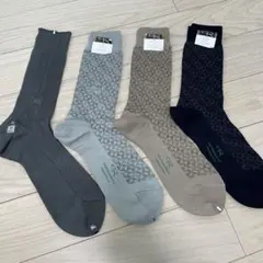 メンズソックス25cm　4点セット