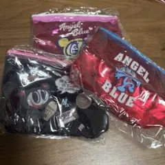 ANGEL BLUE マチ付きクリアポーチ 3点セット　B D Eのサムネイル