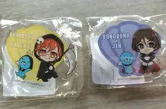 ぼのぼの×キンプリ ミニキャラアクリルネームバッジ 法月仁 十王院カケル