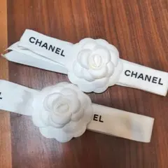 CHANEL シャネル カメリア リボン付き 2点セット