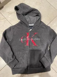 Calvin Klein キッズ パーカー グレー　カルバンクライン　120