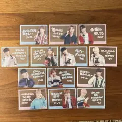 Seventeen ideal cut in Japan メッセージトレカ