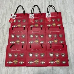 ダイソー サンリオキャラクターズ 手提げ袋 ギフトバッグ 9点セット 新品のサムネイル