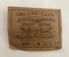 Levi Strauss & Co. ネームラベル 610のサムネイル