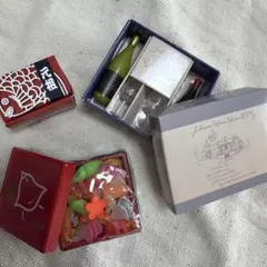 値下げミニチュア 食品 お重 たい焼き ワインセット