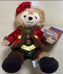 香港　ディズニー　クリスマス　ダッフィー　ssぬいぐるみ