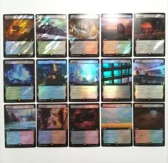 【匿名配送】MTG WHO Foil 拡張アート 土地 まとめ