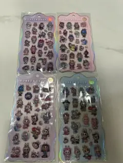 BONBON DROP キャラクターシール 4パックセット　ラブブ