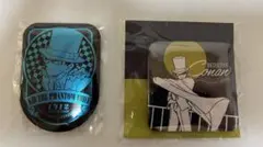 コナン探偵社　怪盗キッド　缶バッジ　セット