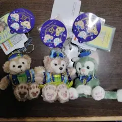 15周年 　ぬいぐるみストラップ ダッフィー シェリーメイ ジェラトーニ