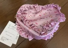 ハート型 ピンク　マイメロ　サンリオ　フリル　ポーチ