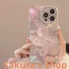 iPhoneケース　スマホケースiPhone15Pro 蛇　スネーク
