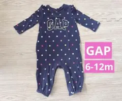 GAP ドット柄ロンパース 6-12ヶ月