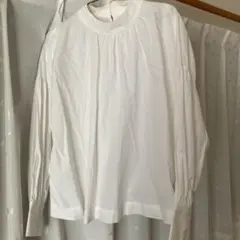 H&M ホワイト 長袖ブラウス M