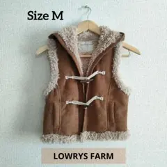 LOWRYS FARM 　レディース　フード付きベスト　Mサイズ