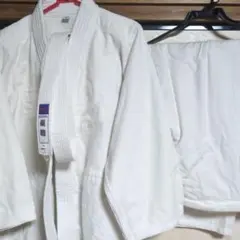 白い柔道着 上下セット 帯付き4号