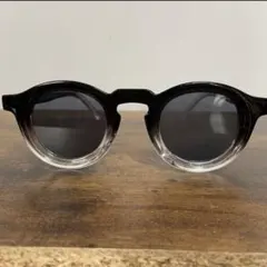 ボストン　サングラス　2トーンカラーフレーム ブラック　ヴィンテージ　スタイル