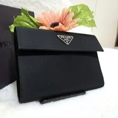 ✨新品未使用✨ PRADA プラダ　三つ折り財布　M510 ナイロン　三角ロゴ