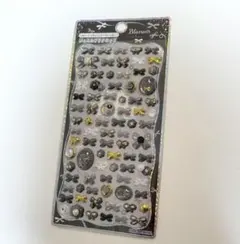 ストーン付き+ミニパーツいっぱい　ジュエルプチドロップ　シール　カミオジャパン