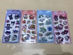スパンコールパーティー シール　サンリオ 4枚セット